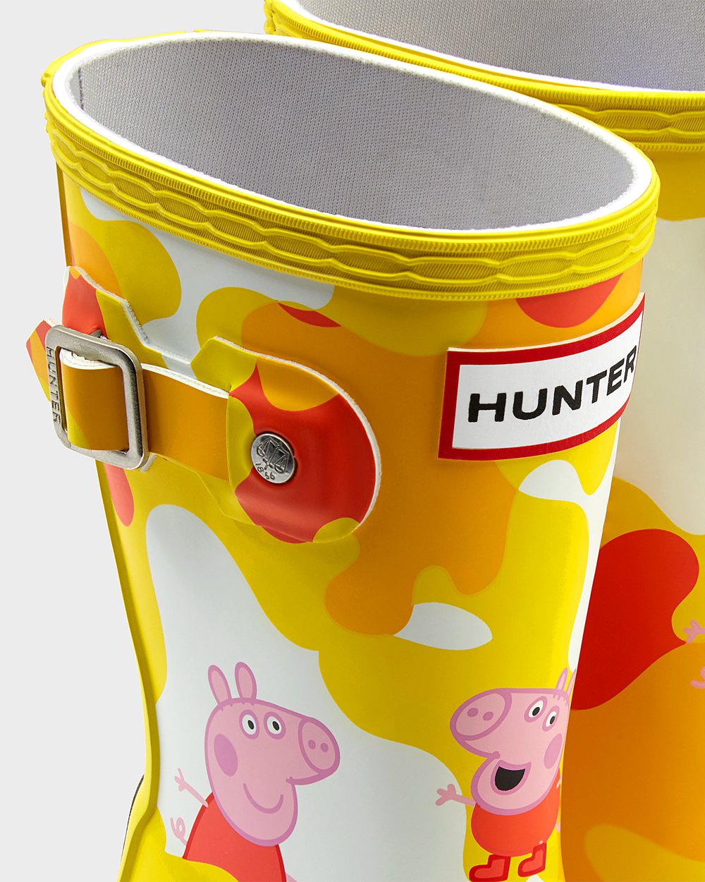 Regenlaarzen Kinderen - Hunter Original Little Peppa Pig - Geel - 01PCZOQWG